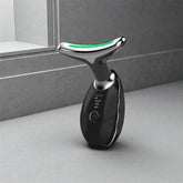 Beauty Facial Massager, 7 Color Wavy Acne Beauty Microcurrent Facial Device Skin Firming for Face Neck Beauty Device,