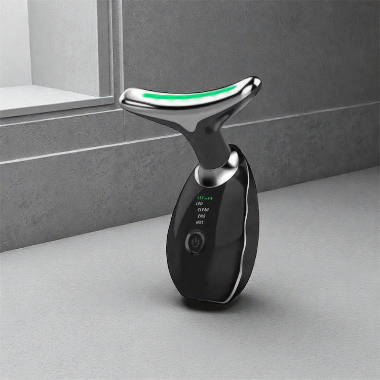 Beauty Facial Massager, 7 Color Wavy Acne Beauty Microcurrent Facial Device Skin Firming for Face Neck Beauty Device,