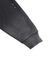 Vintage Washed Frayed Fleece Hoodie